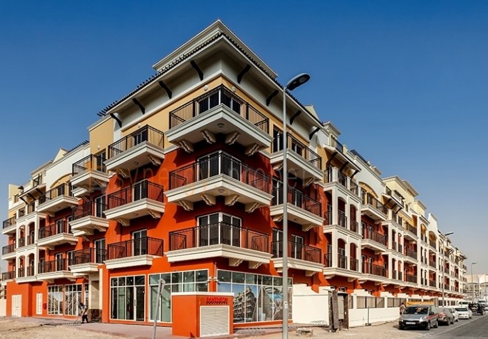 Pantheon Boulevard in JVC Jumeirah Village Circle Dubai is one of the facilities management clients of Al Thuriah's cleaning and maintenance services in the UAE