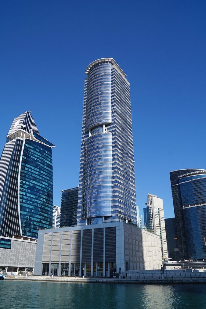 The Citadel Tower in Business Bay, Dubai is a client of the facility management services of Al Thuriah's building maintenance company in UAE