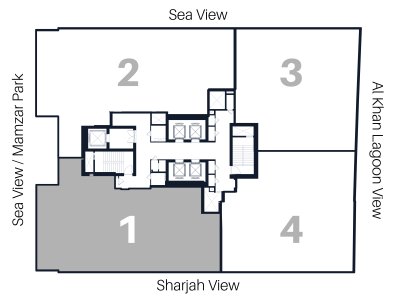 Floor Level Layout Sharjah Terraces